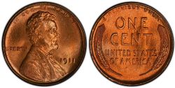 1-CENT -  1911 1-CENT -  1911 UNITED STATES COINS