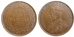 1-CENT -  1912 1-CENT -  1912 CANADIAN COINS