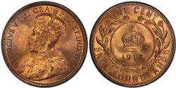 1-CENT -  1913 1-CENT -  1913 NEWFOUNFLAND COINS