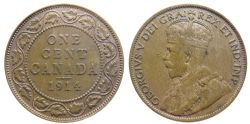 1-CENT -  1914 1-CENT -  1914 CANADIAN COINS