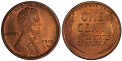 1-CENT -  1915-D 1-CENT -  1915 UNITED STATES COINS