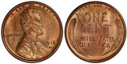 1-CENT -  1916-S 1-CENT -  1916 UNITED STATES COINS