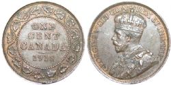 1-CENT -  1918 1-CENT -  1918 CANADIAN COINS