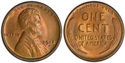 1-CENT -  1918-D 1-CENT -  1918 UNITED STATES COINS