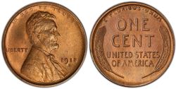 1-CENT -  1918-S 1-CENT -  1918 UNITED STATES COINS