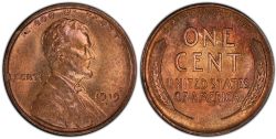 1-CENT -  1919-D 1-CENT -  1919 UNITED STATES COINS