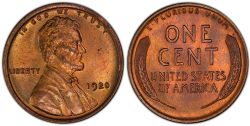 1-CENT -  1920 1-CENT -  1920 UNITED STATES COINS