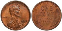 1-CENT -  1922 WEAK-D 1-CENT -  1922 UNITED STATES COINS