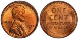 1-CENT -  1923 1-CENT -  1923 UNITED STATES COINS