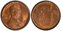 1-CENT -  1923-S 1-CENT -  1923 UNITED STATES COINS