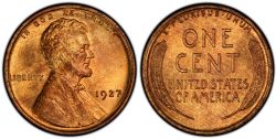 1-CENT -  1927 1-CENT -  1927 UNITED STATES COINS