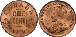 1-CENT -  1929 1-CENT -  PIÈCES DU CANADA 1929