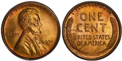 1-CENT -  1931-D 1-CENT -  1931 UNITED STATES COINS