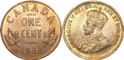 1-CENT -  1933 1-CENT -  1933 CANADIAN COINS