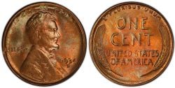 1-CENT -  1934-D 1-CENT -  1934 UNITED STATES COINS