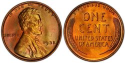 1-CENT -  1935 1-CENT -  1935 UNITED STATES COINS