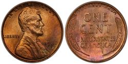 1-CENT -  1937-S 1-CENT -  1937 UNITED STATES COINS