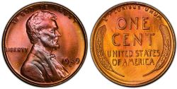 1-CENT -  1939-S 1-CENT -  1939 UNITED STATES COINS