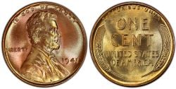 1-CENT -  1941 1-CENT -  1941 UNITED STATES COINS