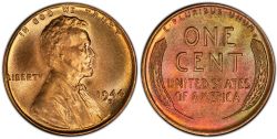 1-CENT -  1944-D 1-CENT -  1944 UNITED STATES COINS