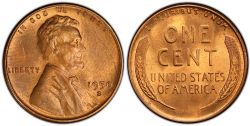 1-CENT -  1950-S 1-CENT (CIRCULATED) -  1950 UNITED STATES COINS