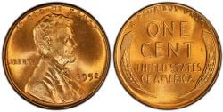 1-CENT -  1952 1-CENT (BU) -  1952 UNITED STATES COINS