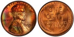 1-CENT -  1958-D 1-CENT -  1958 UNITED STATES COINS