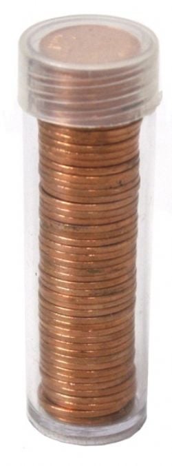 1-CENT -  1965 1-CENT VARIETY 2: SMALL BEADS BLUNT 5 - 50 COINS PACK (PL) -  1965 CANADIAN COINS