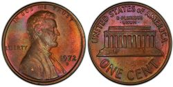 1-CENT -  1972-D 1-CENT -  1972 UNITED STATES COINS