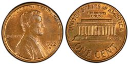 1-CENT -  1972-S 1-CENT -  1972 UNITED STATES COINS