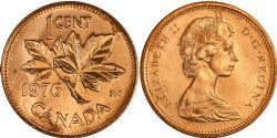1-CENT -  1976 1-CENT -  PIÈCES DU CANADA 1976