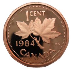 1-CENT -  1984 1-CENT (PR) -  PIÈCES DU CANADA 1984
