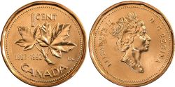 1-CENT -  1992 1-CENT -  1992 CANADIAN COINS