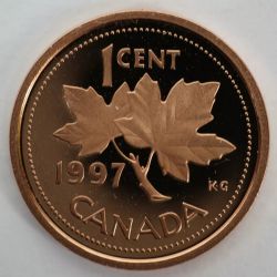 1-CENT -  1997 1-CENT (PR) -  PIÈCES DU CANADA 1997