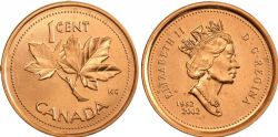 1-CENT -  2002 1-CENT NON-MAGNETIC (BU) -  2002 CANADIAN COINS