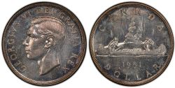 1-DOLLAR -  1951 1-DOLLAR ARNPRIOR -  1951 CANADIAN COINS