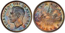 1-DOLLAR -  1952 1-DOLLAR ARNPRIOR -  1952 CANADIAN COINS