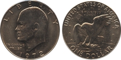 1 DOLLAR -  1972 1-DOLLAR -  1972 UNITED STATES COINS