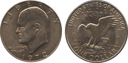 1 DOLLAR -  1972 