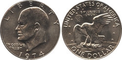 1 DOLLAR -  1974 1-DOLLAR -  1974 UNITED STATES COINS