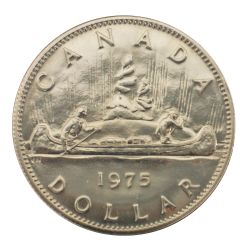 1-DOLLAR -  1975 1-DOLLAR ATTACHED JEWELS (PL) -  PIÈCES DU CANADA 1975