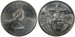 1-DOLLAR -  1984 1-DOLLAR JACQUES CARTIER -  1984 CANADIAN COINS
