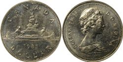 1-DOLLAR -  1985 1-DOLLAR -  1985 CANADIAN COINS