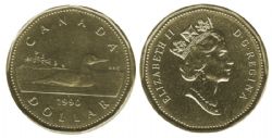 1-DOLLAR -  1990 1-DOLLAR -(PL) -  PIÈCES DU CANADA 1990