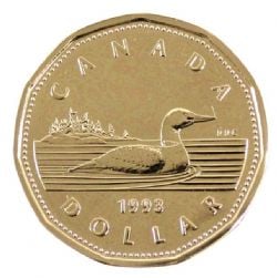 1-DOLLAR -  1993 1-DOLLAR (PL) -  PIÈCES DU CANADA 1993