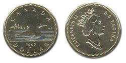 1-DOLLAR -  1997 1-DOLLAR - PROOF-LIKE (PL) -  1997 CANADIAN COINS