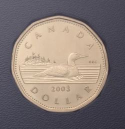 1-DOLLAR -  2003 OLD EFFIGY 1-DOLLAR (SP) -  2003 CANADIAN COINS