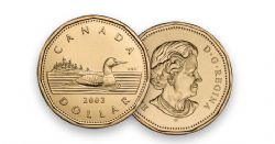 1-DOLLAR -  2003 W NEW EFFIGY 1-DOLLAR (PL) -  2003 CANADIAN COINS