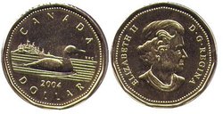 1-DOLLAR -  2004 1-DOLLAR - LOON (PL) -  2004 CANADIAN COINS