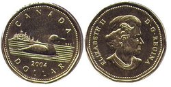 1-DOLLAR -  2004 1-DOLLAR - PROOF-LIKE (PL) -  2004 CANADIAN COINS